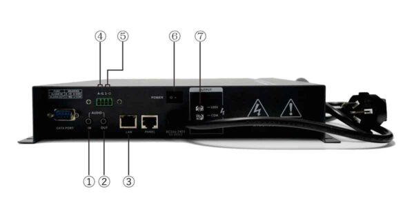 آمپلی فایر دیواری SPON مدل NAS-8505B12
