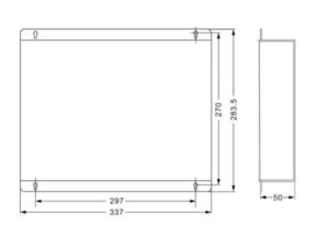آمپلی فایر دیواری SPON مدل NAS-8505B12