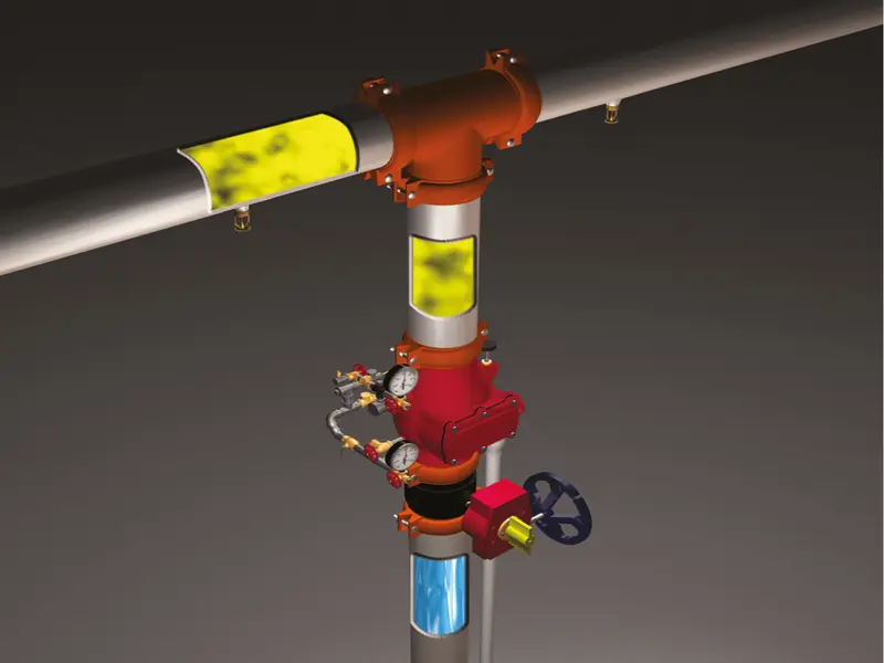 Sprinkler system control valve