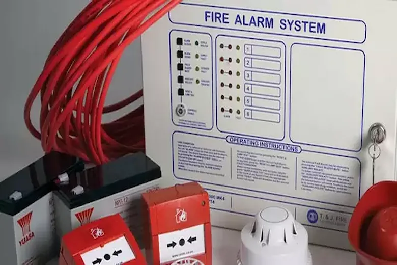 تصویری از سیستم اعلام حریق یا اعلان حریق