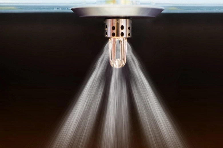 تصویری از اسپرینکلر اطفای حریق