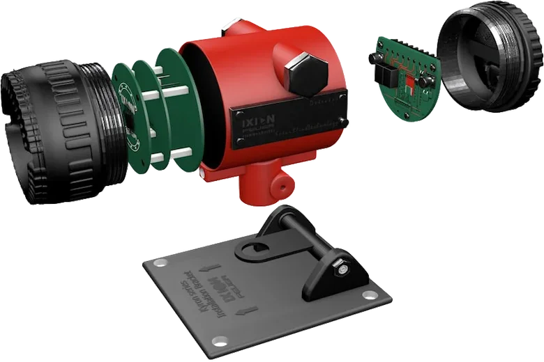 دتکتور شعله فرابنفش چیست؟ - معرفی 5 مورد از انواع دتکتور UV 2 تصویری از اجزا دتکتور شعله فرابنفش UV