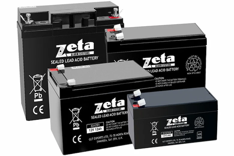 تصویری از باتری سیستم اعلام حریق