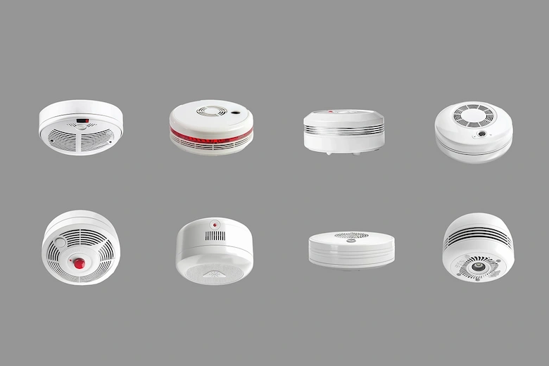 تصویری از تفاوت دتکتور دودی و حرارتی
