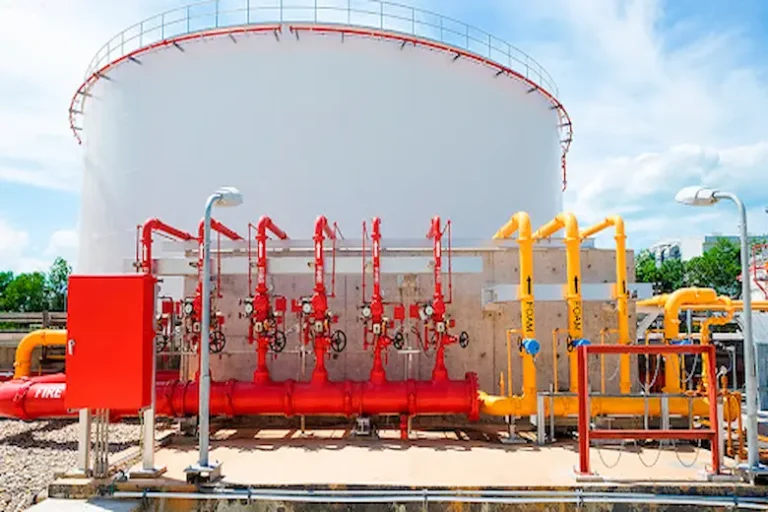 تصویری از بهترین سیستم اطفا حریق پالایشگاه