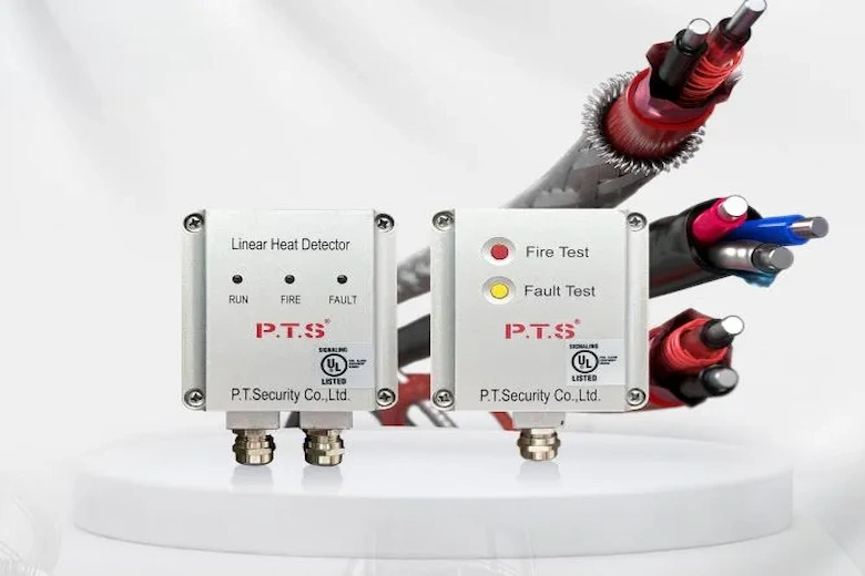 تصویری از سیستم هشدار حرارتی با دتکتور خطی