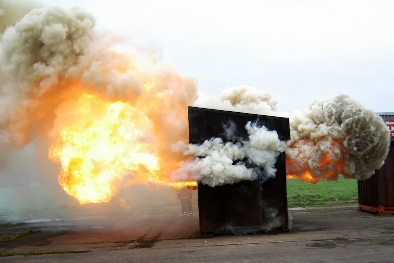 تصویری از آموزش حریق