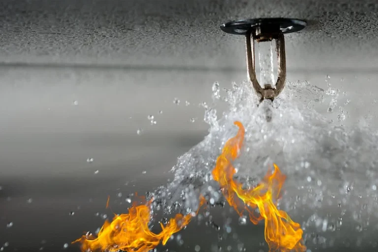 تصویری از تفاوت اسپرینکلر واکنش سریع و استاندارد