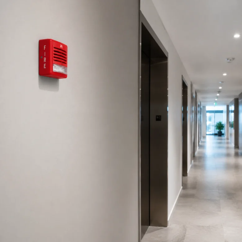 تصویری از آژیر اعلام حریق