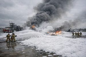 تصویری از انواع فوم آتش نشانی