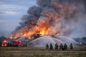 تصویری از انواع مواد خاموش کننده حریق